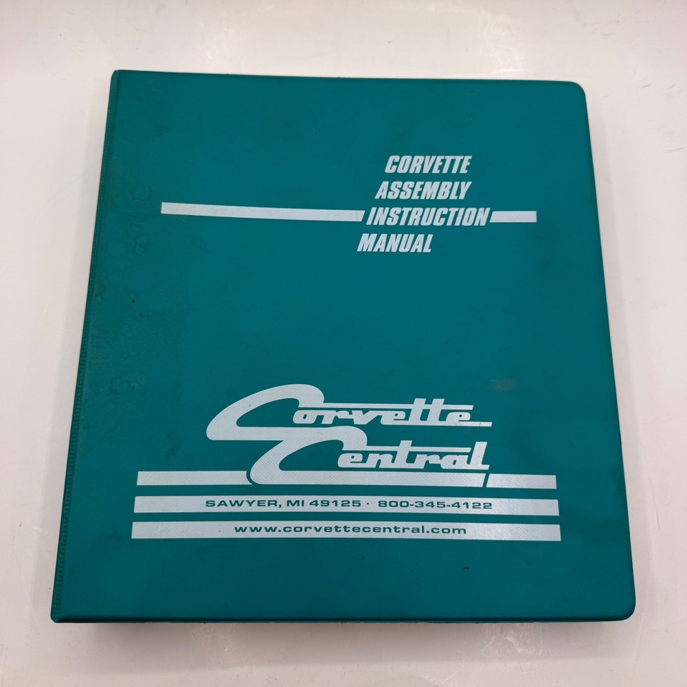 1980 Corvette Assembly Instruction Manual Corvette Central C3 Restoration Guide